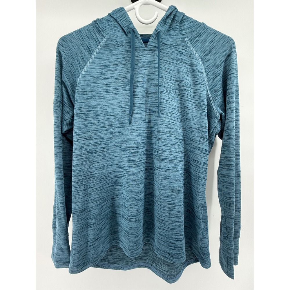 Kuhl Women's Tellurde Blue Heathered Long Sleeve Hoodie Pullover Activewear S‎ - Picture 2 of 8